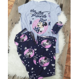Pijama dama Minnie cute gri