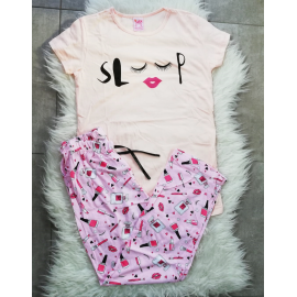 Pijama dama Sleepy roz