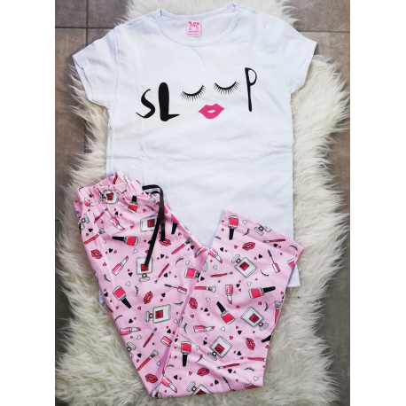 Pijama dama Sleepy alb