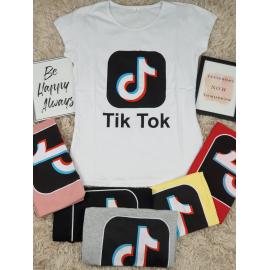 Tricou dama Tik Tok Logo