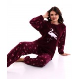 Pijama dama cocolino Flamingo Bird