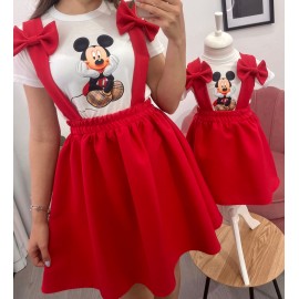 Set rochii sarafan mama-fiica  Mickey Style